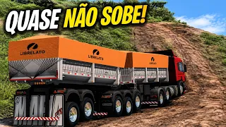 O PIOR MORRO DO MAPA! SCANIA 360 NO LIMITE COM BICAÇAMBA | ETS2 MODS BR