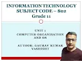 Grade XI Information Technology 802 Code Unit 1 Part 2