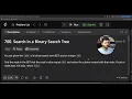Binary Search Tree Search Leetcode 700 Crack FAANG Interviews with BSTs