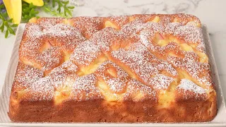 Apfelkuchen mit 2 Eiern, der in ihrem Mund schmilzt! Einfach und lecker