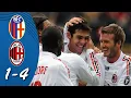 BECKHAM S FIRST GOAL FOR MILAN Pure Magic from Kaka Bologna 1-4 AC Milan Iconic 2009 Highlights
