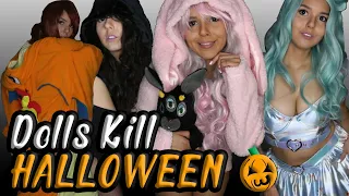 dolls kill halloween 2019 costume haul try on and review