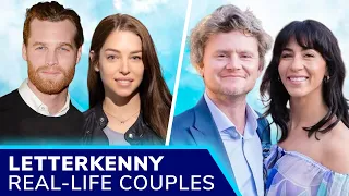 letterkenny cast real life partners jared keeso s lawyer wife nathan dales u0026 co star sash striga