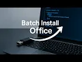 Batch File to Download and Install Microsoft Office in Windows