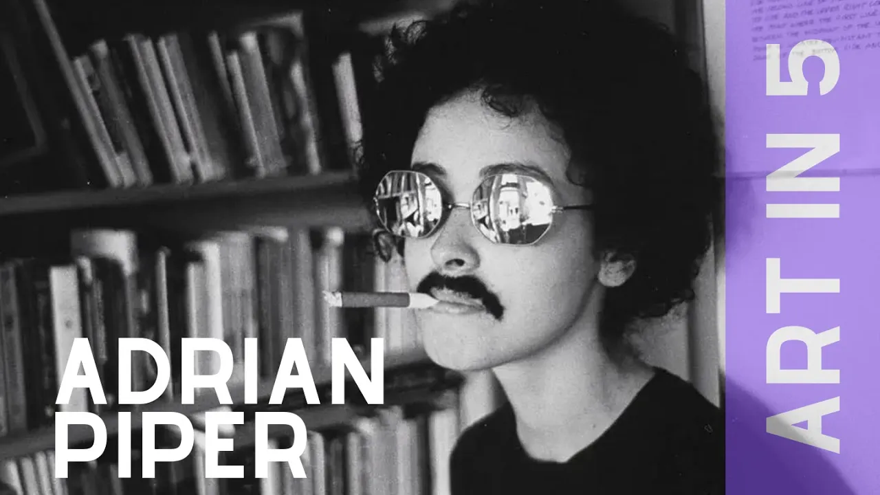 conceptual artist Adrian Piper