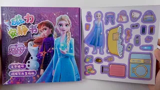 Thiết Kế Sticker Công Chúa Elsa và Anna với Sticker Nam Châm | Disney Princess Magnatic Sticker