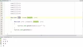 83 Jagged Array Example in Java Programming Hindi