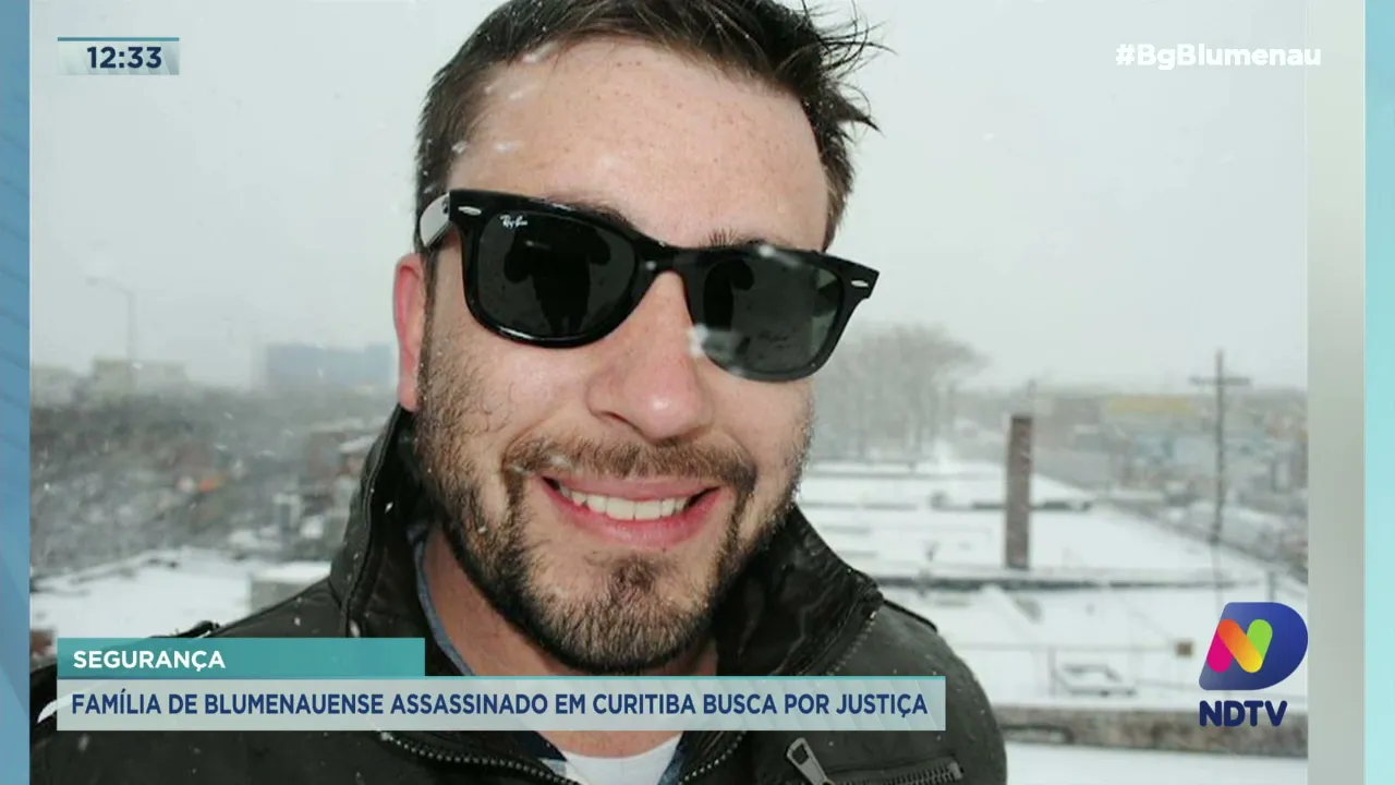 Família de blumenauense assassinado em Curitiba busca por justiça