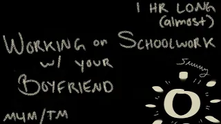 M4M M4TM Working On Schoolwork With Your Boyfriend BFE ASMR Body Double Typing Sounds 