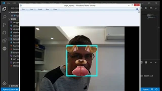 Images with Python 7 Cartoon face filter style