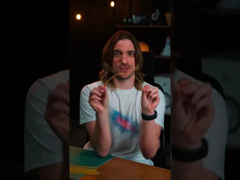 por que é tão DIFÍCIL quebrar ESPAGUETE em DOIS?