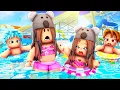 Download Lagu Baby Angel has an ACCIDENT at the WATERPARK..(Brookhaven)