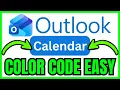 How To COLOR CODE Microsoft Outlook Calendar QUICK EASY 2026