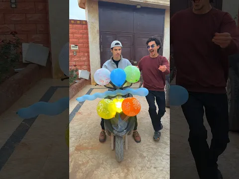 ضرب بالونات صاحب البالونات 🤣
