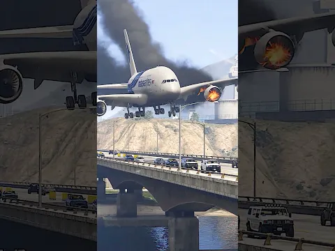 Malaysian Airlines 'a380' Takes Emergency Pull up after Helicopter Collision