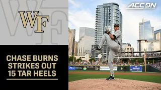 Wake Forest s Chase Burns Dominates With 15 Strikeouts