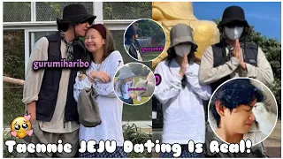 confirmed v and jennie jeju dating is real taennie