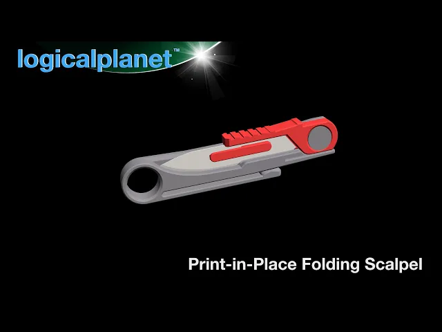 Print-in-Place Folding Scalpel video thumbnail