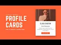 Responsive Profile Card with Flip Animation CSS Tutorial