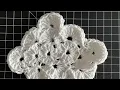 How to Freeform Crochet a Cloud GemFOX Freestyle Applique Lily s Sugar N Cream Yarn