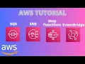AWS Overview Part 10 Application Integration Services SQS SNS Step Functions EventBridge