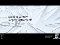 Basics in Surgery Surgical Instruments