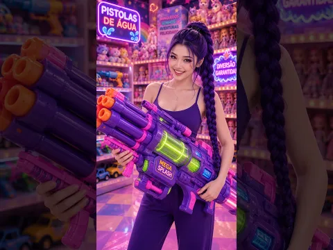 Por que ela quebrou a pistola de água dela!! #kpopdemonhunters #abby #KPOP #mira #jinu