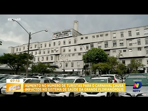 Aumento de turistas para o Carnaval causa impactos no sistema de saúde da Grande Florianópolis