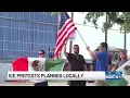 Protestors gather in Bryan amid tensions with ICE