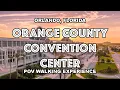 POV Walking Tour Orange County Convention Center Orlando Florida 4K City Walk 2025