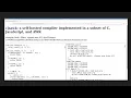 How I built cjsawk A NEW C Compiler for ANY platform - Liam Wilson
