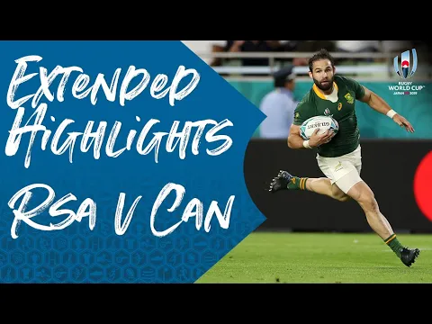 Download MP3 Extended Highlights: South Africa 66-7 Canada - Rugby World Cup 2019