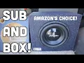 Amazon s Choice subwoofer and box TEST Skar 10 inch sub install