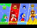 Download Lagu MARIO POWER! When Everything Mario Touches Turn To Rock, fire \u0026 Gold | Good Mario