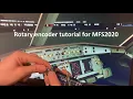 How to setup a rotary encoder in MFS2020 for your cockpit panel Arduino Mega MobiFlight FSUIPC7