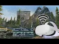 SKYRIM VR with AIR LINK on Quest 2 PERFORMANCE test 90Hz and 120Hz