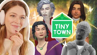 starting a NEW sims challenge: TINY TOWN