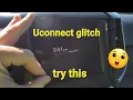 Having Uconnect issues screen blank try this