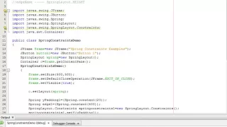 Java Programming Tutorial - SpringLayout Constraints-21