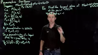 3 Tangent Vectors of Parametrized Surfaces