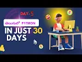Day-5 python programming series Learn python in Telugu Operators in python Bitwise operators