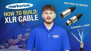 How to Build an XLR Cable with Neutrik XX Series Connectors Canare L-4E6S Star Quad Cable