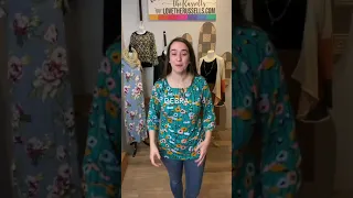 Peasant top the LuLaRoe Debra fit features and styling