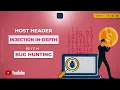 Live host header Injection Vulnerability - Bug Bounty Hunting Guide