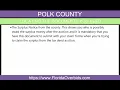 Polk County FL Locate the Documents Tax Deed Auctions and Excess Proceeds