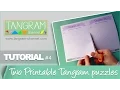 DIY - Two Tangram Puzzles