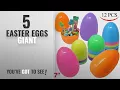 Top 10 Easter Eggs Giant 2018 12 Pieces 7 Jumbo Plastic Bright Solid Easter Eggs Assorted