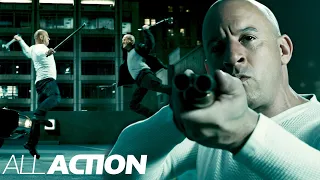 dom toretto defeats deckard shaw furious 7 final fight all action
