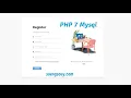Register and Login With Using PHP 7
