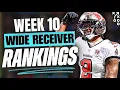 UPDATED TOP 36 WR RANKINGS for Week 10 Fantasy Football Fantasy Football Rankings